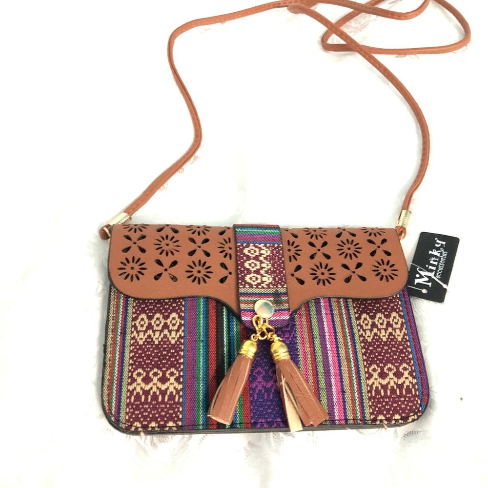 NWT boho style cross body